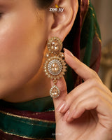 Honeyed Zircon Pearl Bridal Set Bridal Set - Zeesy Jewellery Pakistan | Premium Artificial & Imitation Jewellery