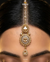 Honeyed Zircon Pearl Bridal Set Bridal Set - Zeesy Jewellery Pakistan | Premium Artificial & Imitation Jewellery