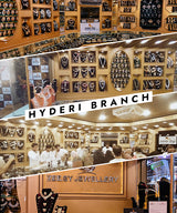 Zee.sy Jewellery Hyderi branch interior showcasing luxury artificial jewelry displays and in-store shopping experience