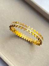 Lariat Gold Toned Geometric Bracelet - Zeesy Jewellery