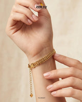 Imperial Double Curb Bracelet