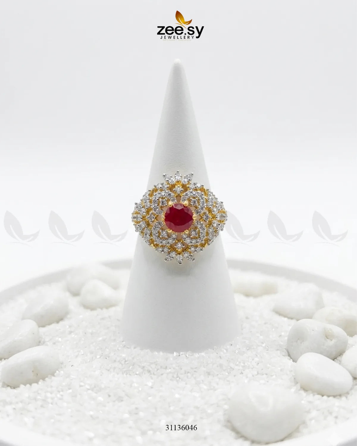 Imperial Floral Cluster Ring