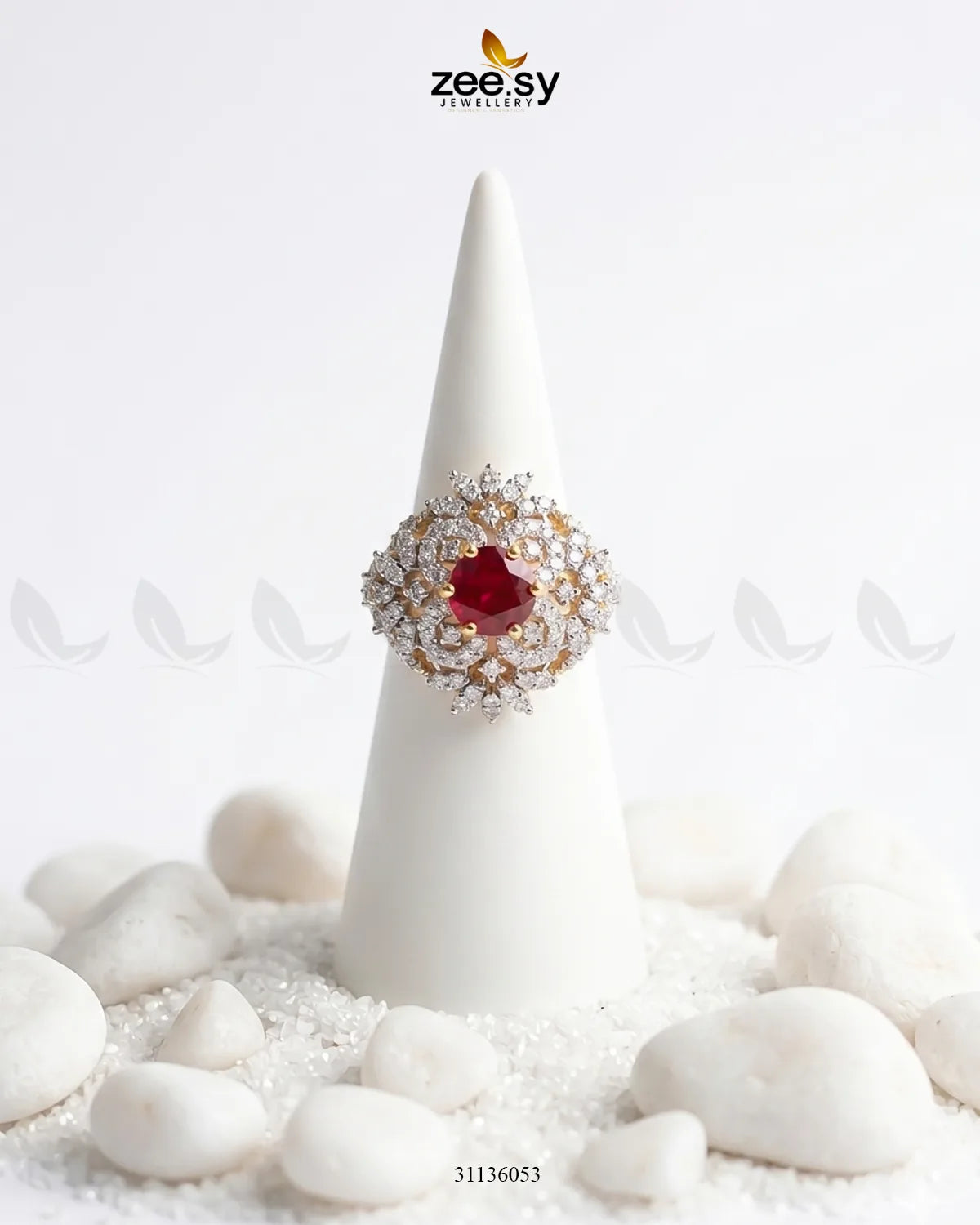 Imperial Floral Cluster Ring