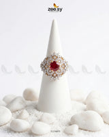 Imperial Floral Cluster Ring