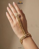 Imperial Kundan Anja Bracelet - Zeesy.pk