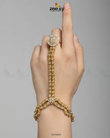 Imperial Kundan Anja Bracelet - Zeesy.pk