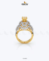 Imperial Orchid Statement Ring Finger Ring - Zeesy Jewellery Pakistan | Premium Artificial & Imitation Jewellery