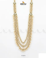 Imperial Pearl Kundan Malla Set Malla Necklace - Zeesy Jewellery Pakistan | Premium Artificial & Imitation Jewellery