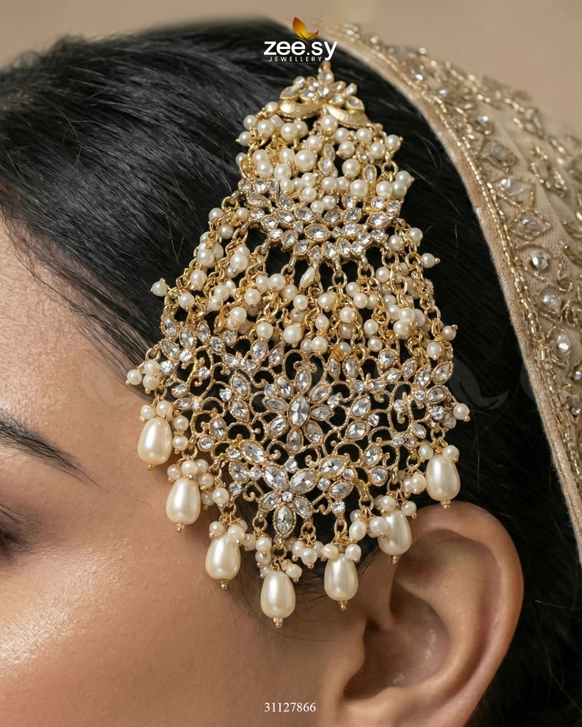 Imperial Malachite Gems Bridal Set - Zeesy Jewellery