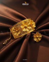 Intricate Weave Kalai Bangle Ring Set - Zeesy Jewellery