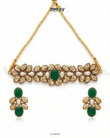 Jennet Baroque Pearl Choker Set - Zeesy.pk