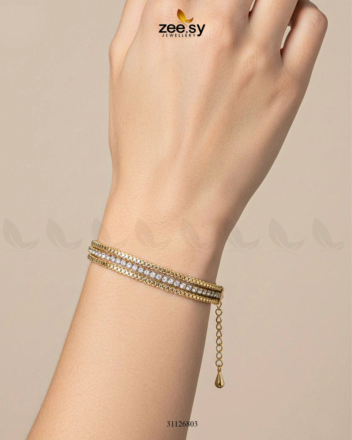 Juliet Triple Layered Cluster Bracelet - Zeesy Jewellery