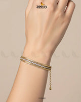 Juliet Triple Layered Cluster Bracelet - Zeesy Jewellery