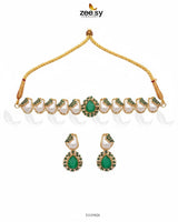 Keystone Choker Necklace Set - Zeesy Jewellery