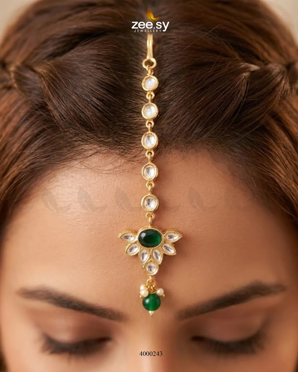 Lagoon Jhumka Beaded Necklace Set Necklace Sets - Zeesy Jewellery Pakistan | Premium Artificial & Imitation Jewellery