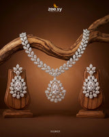 Leaf Teardrop Necklace Set Necklace Sets - Zeesy Jewellery Pakistan | Premium Artificial & Imitation Jewellery