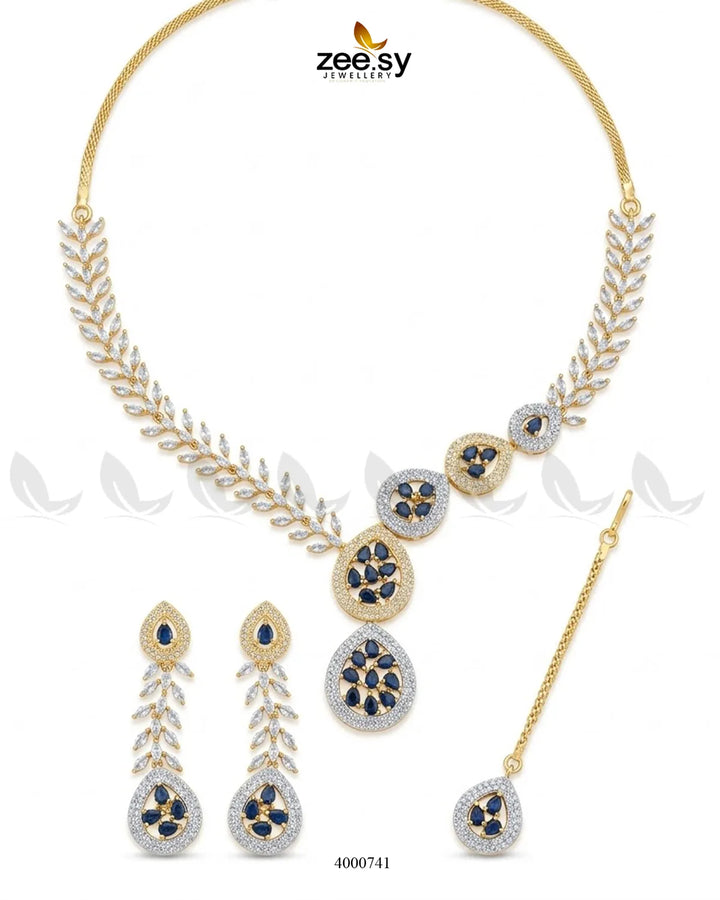 Leafy Vine AD Necklace Set