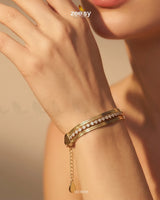 Lumina Triple Strand Bracelet Bracelet - Zeesy Jewellery Pakistan | Premium Artificial & Imitation Jewellery