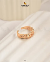 Lustrous Ring Golden - Zeesy Jewellery
