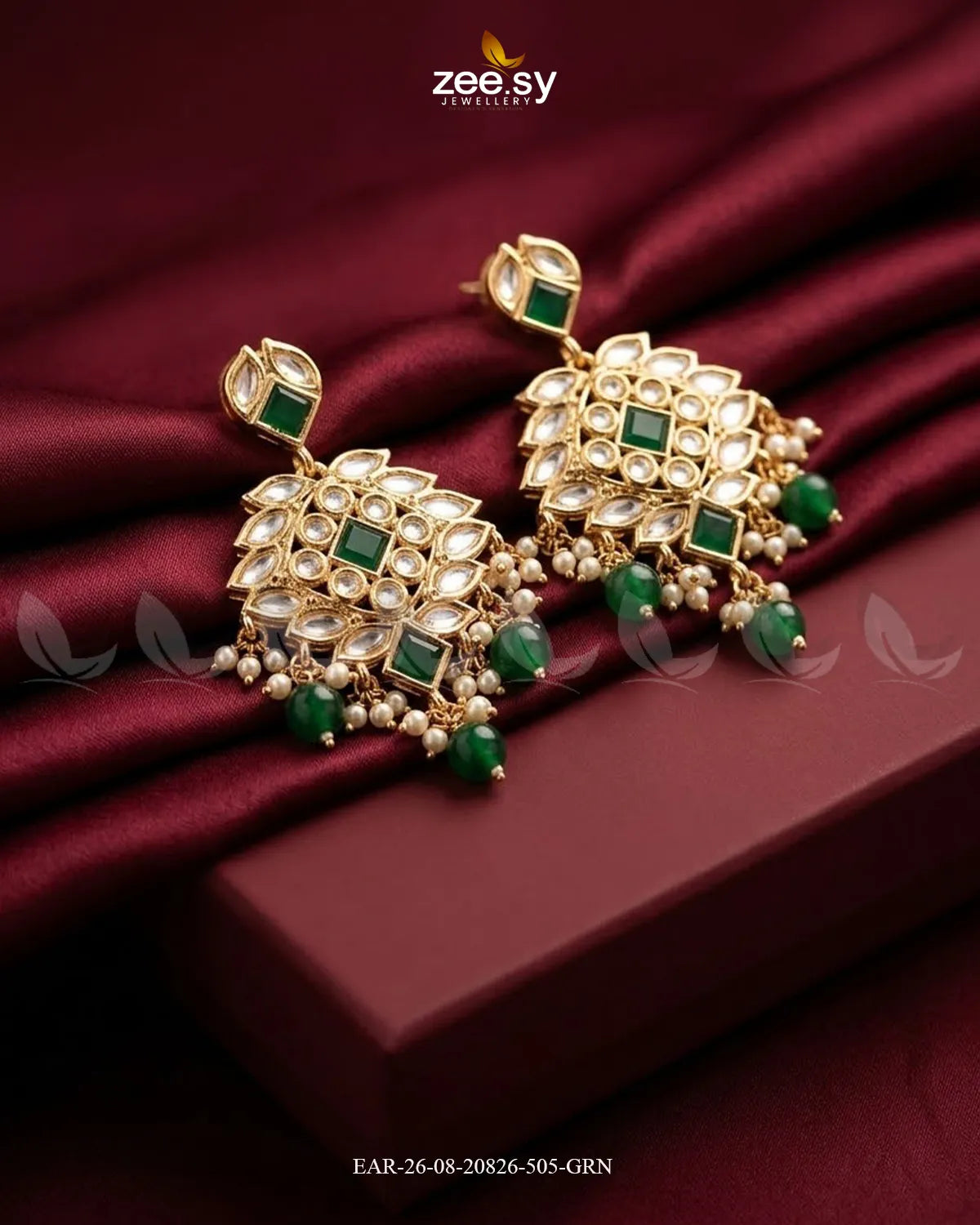 Luxe Ornate Geometric Bridal Earrings
