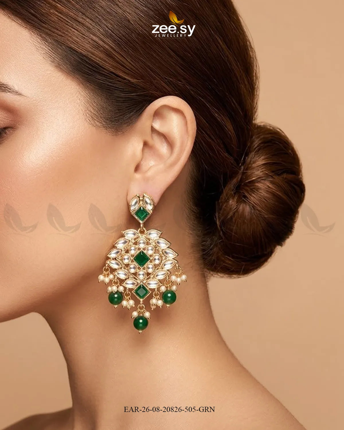 Luxe Ornate Geometric Bridal Earrings