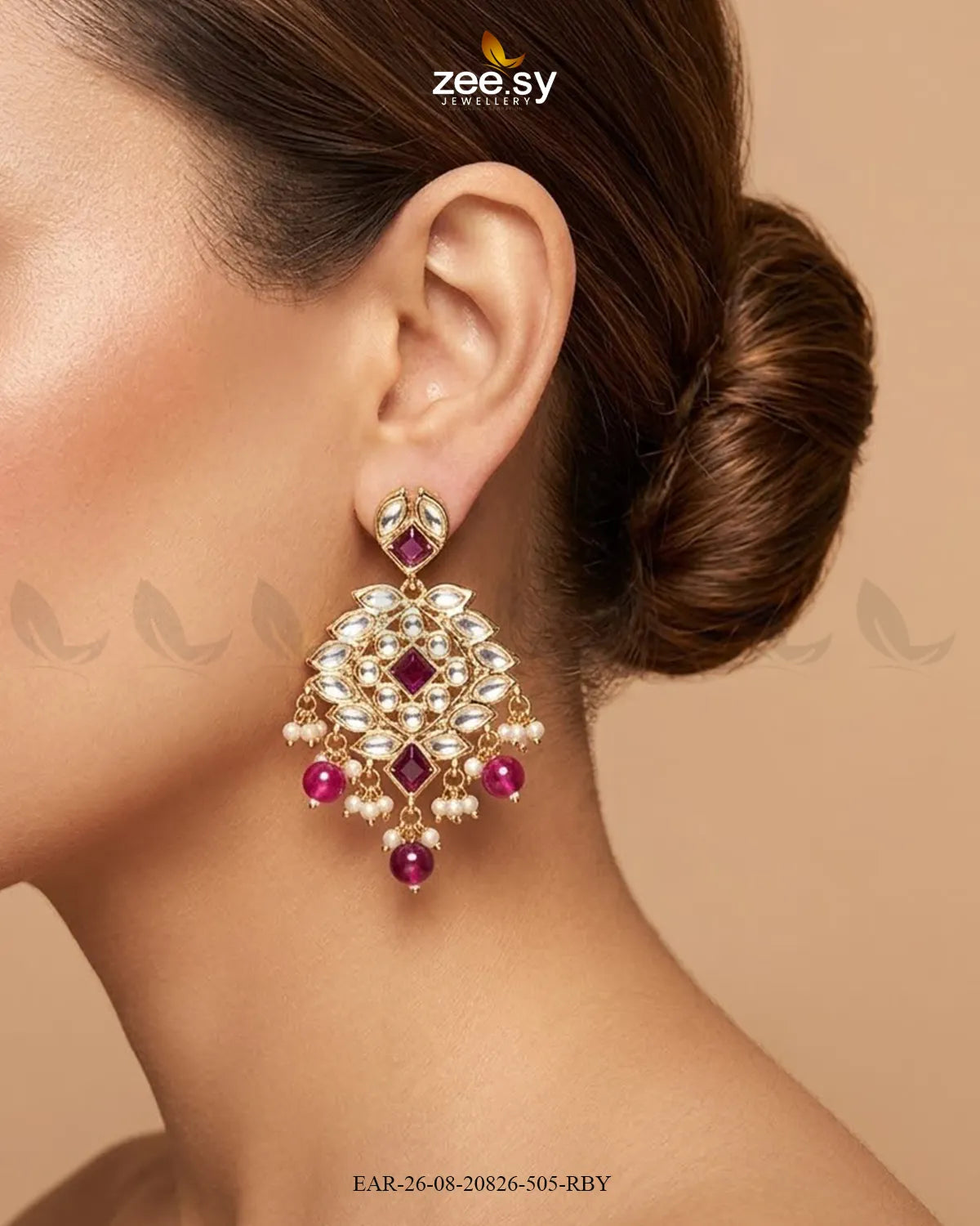 Luxe Ornate Geometric Bridal Earrings