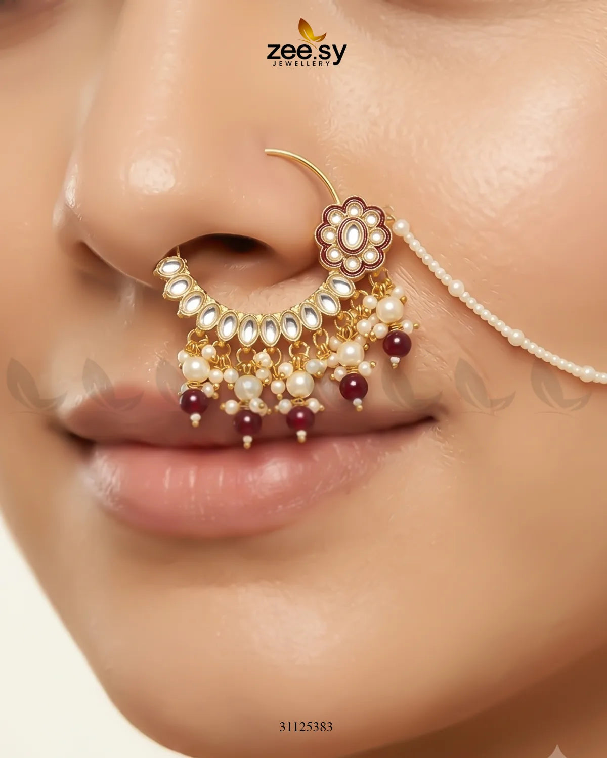 Luxurious Broad Carved Bridal Set Bridal Set - Zeesy Jewellery Pakistan | Premium Artificial & Imitation Jewellery