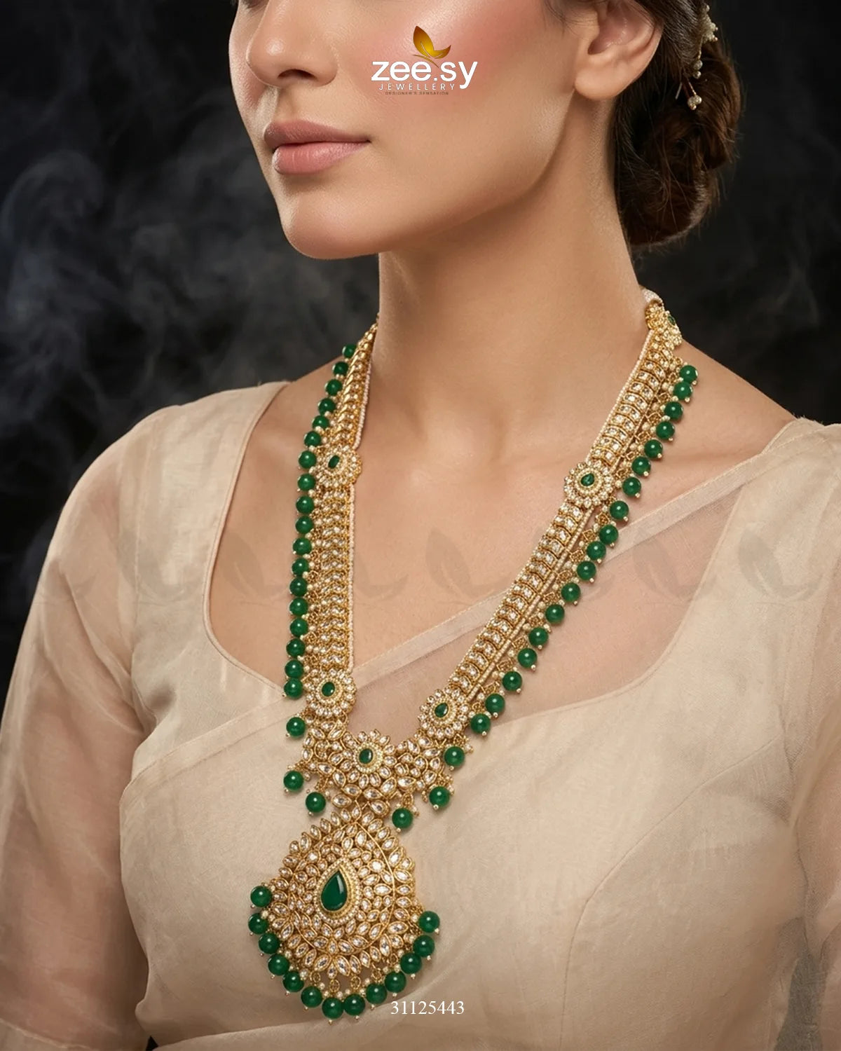 Luxurious Elaborate Grand Bridal Set Bridal Set - Zeesy Jewellery Pakistan | Premium Artificial & Imitation Jewellery