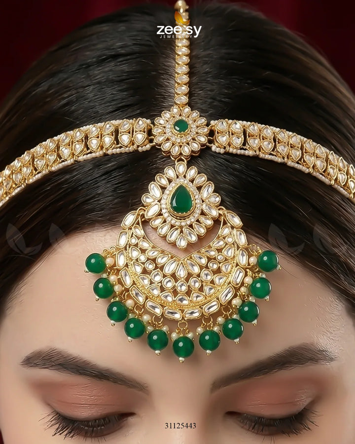 Luxurious Elaborate Grand Bridal Set Bridal Set - Zeesy Jewellery Pakistan | Premium Artificial & Imitation Jewellery