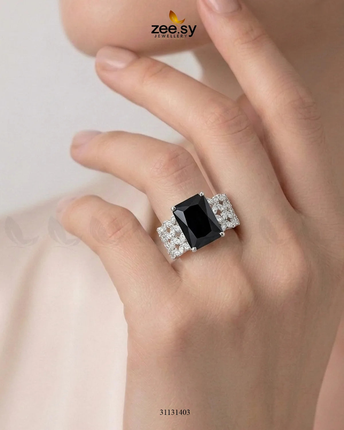 Luxurious Uncut Bold Stone Ring Finger Ring - Zeesy Jewellery Pakistan | Premium Artificial & Imitation Jewellery