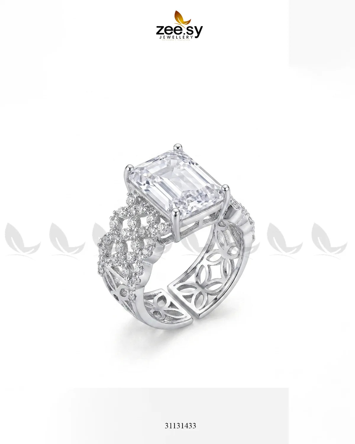 Luxurious Uncut Bold Stone Ring Finger Ring - Zeesy Jewellery Pakistan | Premium Artificial & Imitation Jewellery