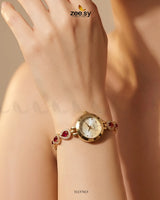 Luxury Rose Bracelet Watch ACCESSORIES - Zeesy Jewellery Pakistan | Premium Artificial & Imitation Jewellery