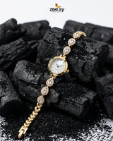 Luxury Rose Bracelet Watch ACCESSORIES - Zeesy Jewellery Pakistan | Premium Artificial & Imitation Jewellery