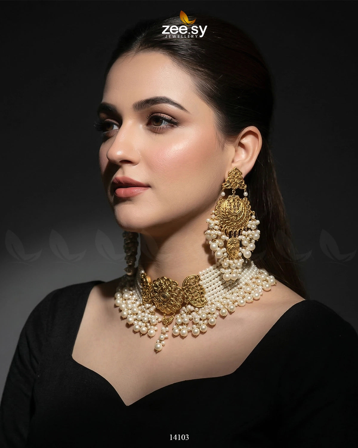 Mahnoor's Bridal Set Bridal Set - Zeesy Jewellery Pakistan | Premium Artificial & Imitation Jewellery