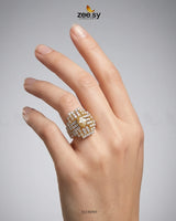 Majestic Heritage Statement Ring Finger Ring - Zeesy Jewellery Pakistan | Premium Artificial & Imitation Jewellery