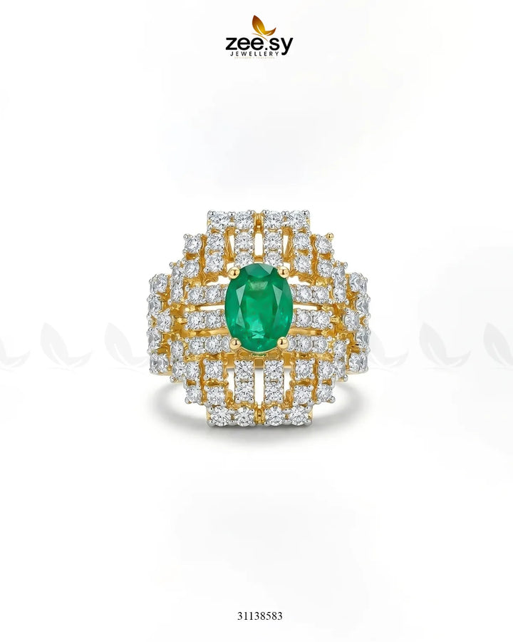 Majestic Heritage Statement Ring Finger Ring - Zeesy Jewellery Pakistan | Premium Artificial & Imitation Jewellery