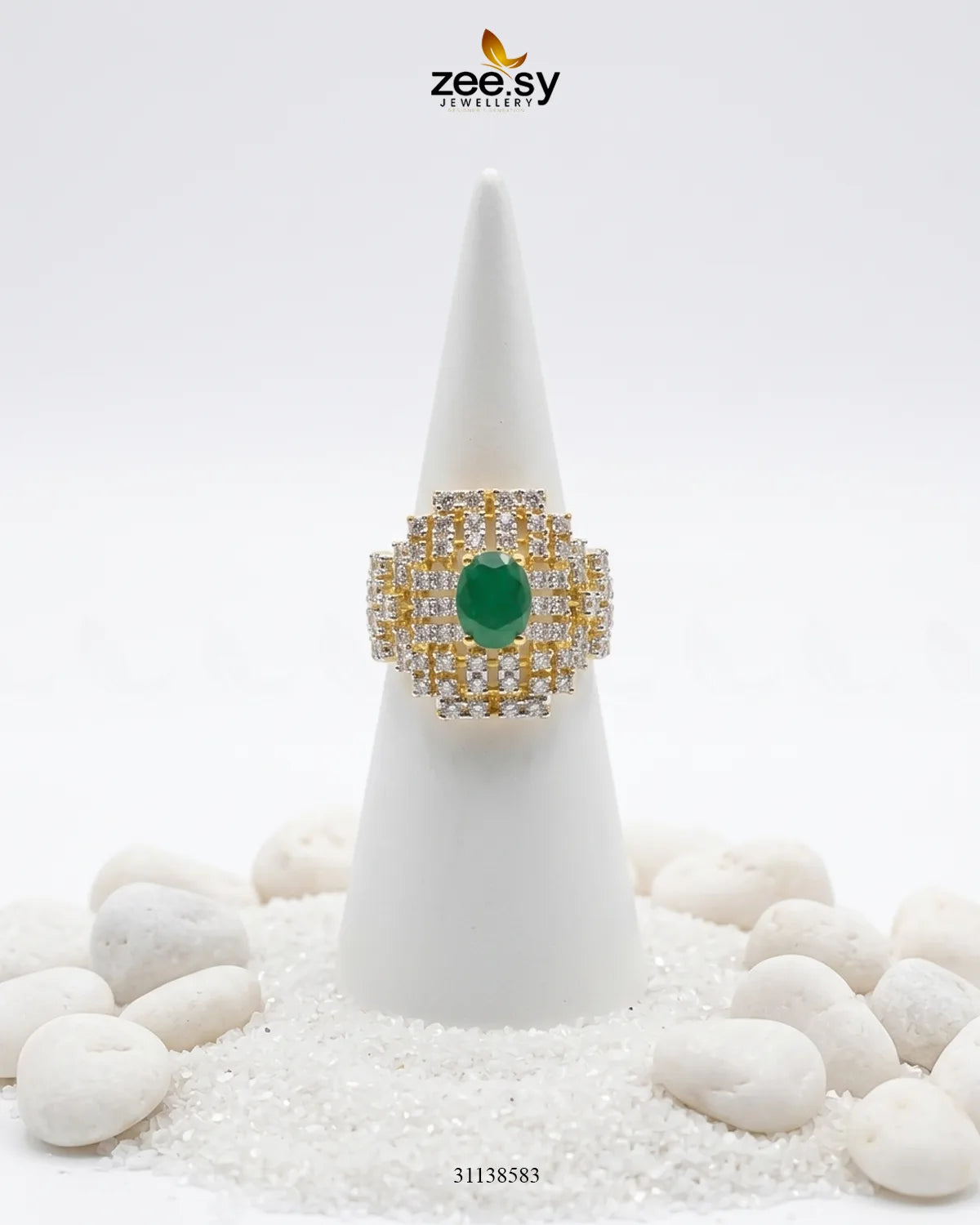 Majestic Heritage Statement Ring Finger Ring - Zeesy Jewellery Pakistan | Premium Artificial & Imitation Jewellery