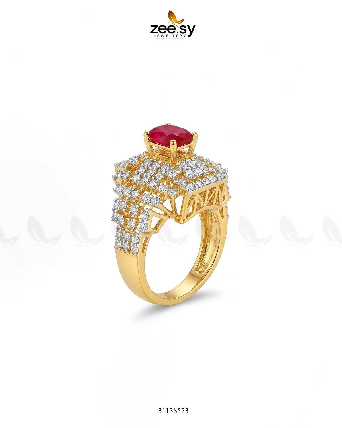 Majestic Heritage Statement Ring Finger Ring - Zeesy Jewellery Pakistan | Premium Artificial & Imitation Jewellery