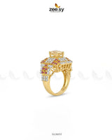Majestic Heritage Statement Ring Finger Ring - Zeesy Jewellery Pakistan | Premium Artificial & Imitation Jewellery