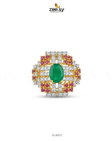 Majestic Heritage Statement Ring Finger Ring - Zeesy Jewellery Pakistan | Premium Artificial & Imitation Jewellery