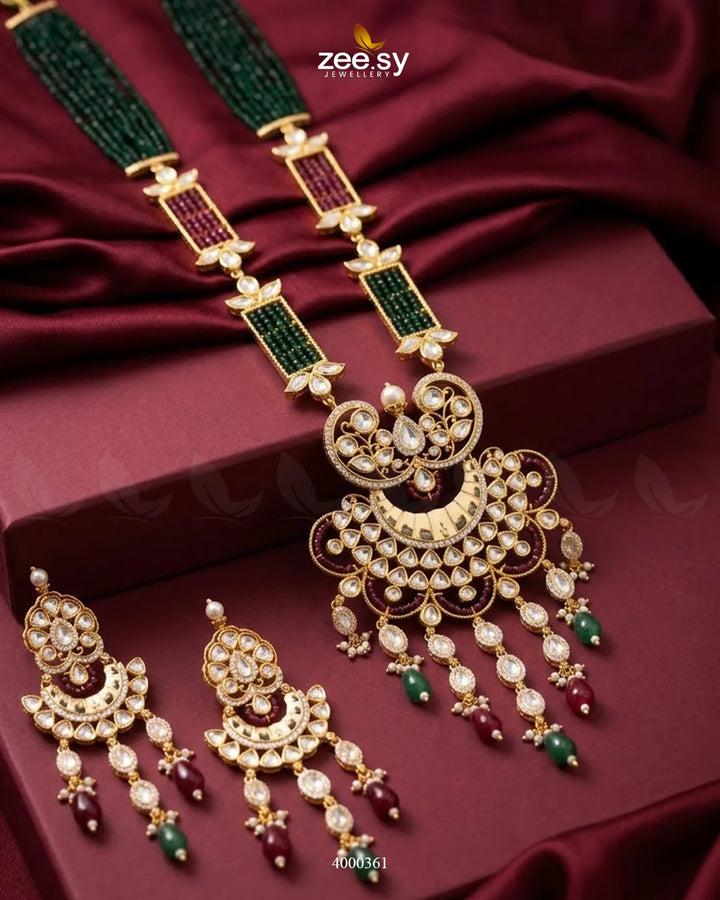 Manjula Grand Polki Malla Set