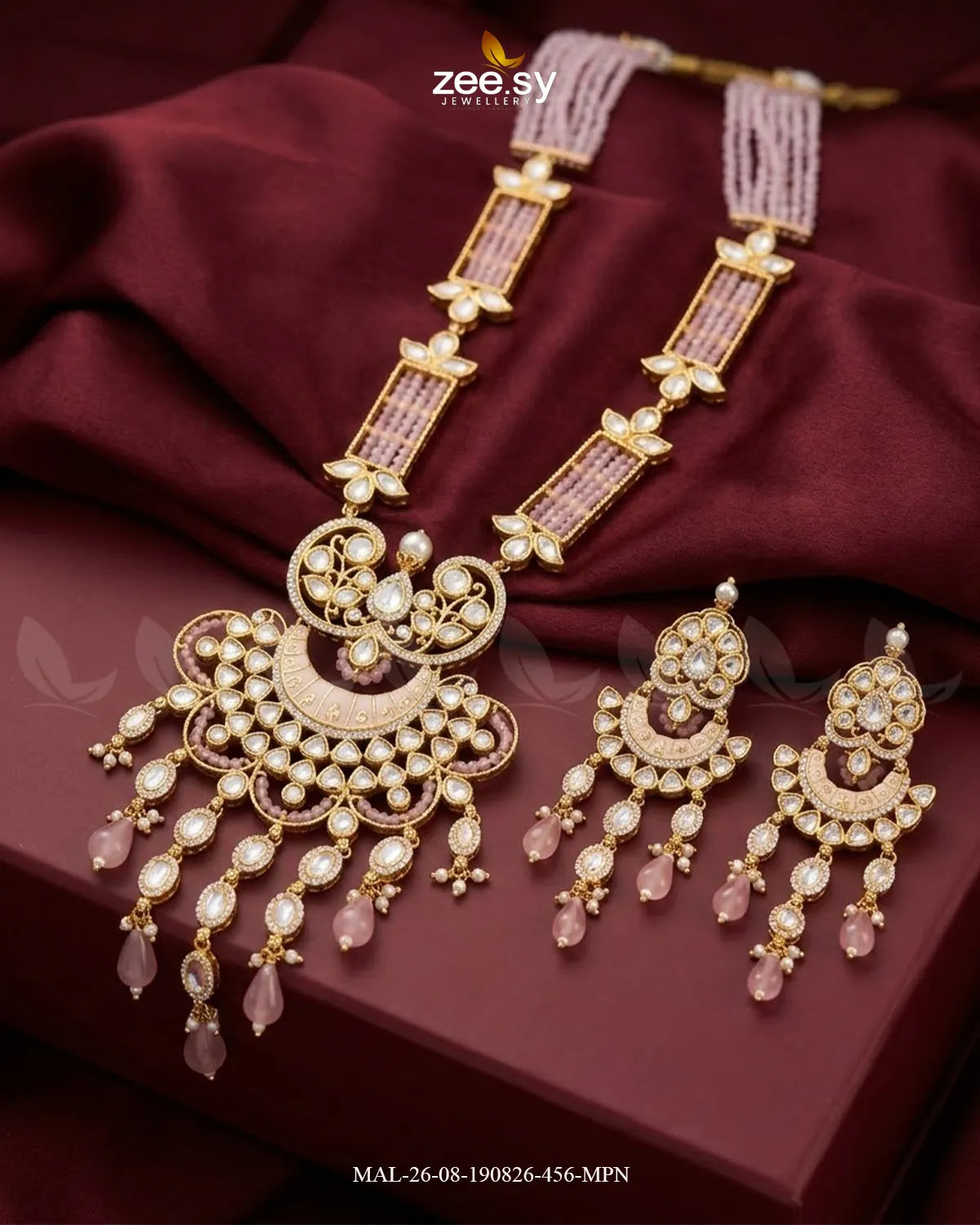 Manjula Grand Polki Malla Set