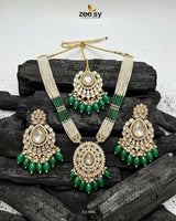 Maranta Malla Set Green - Zeesy Jewellery
