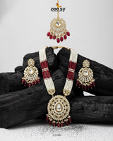 Maranta Malla Set Red - Zeesy Jewellery