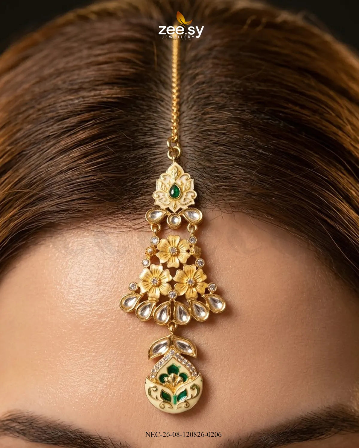 Meher Kundan Meenakari Bridal Set
