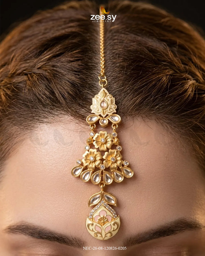 Meher Kundan Meenakari Bridal Set