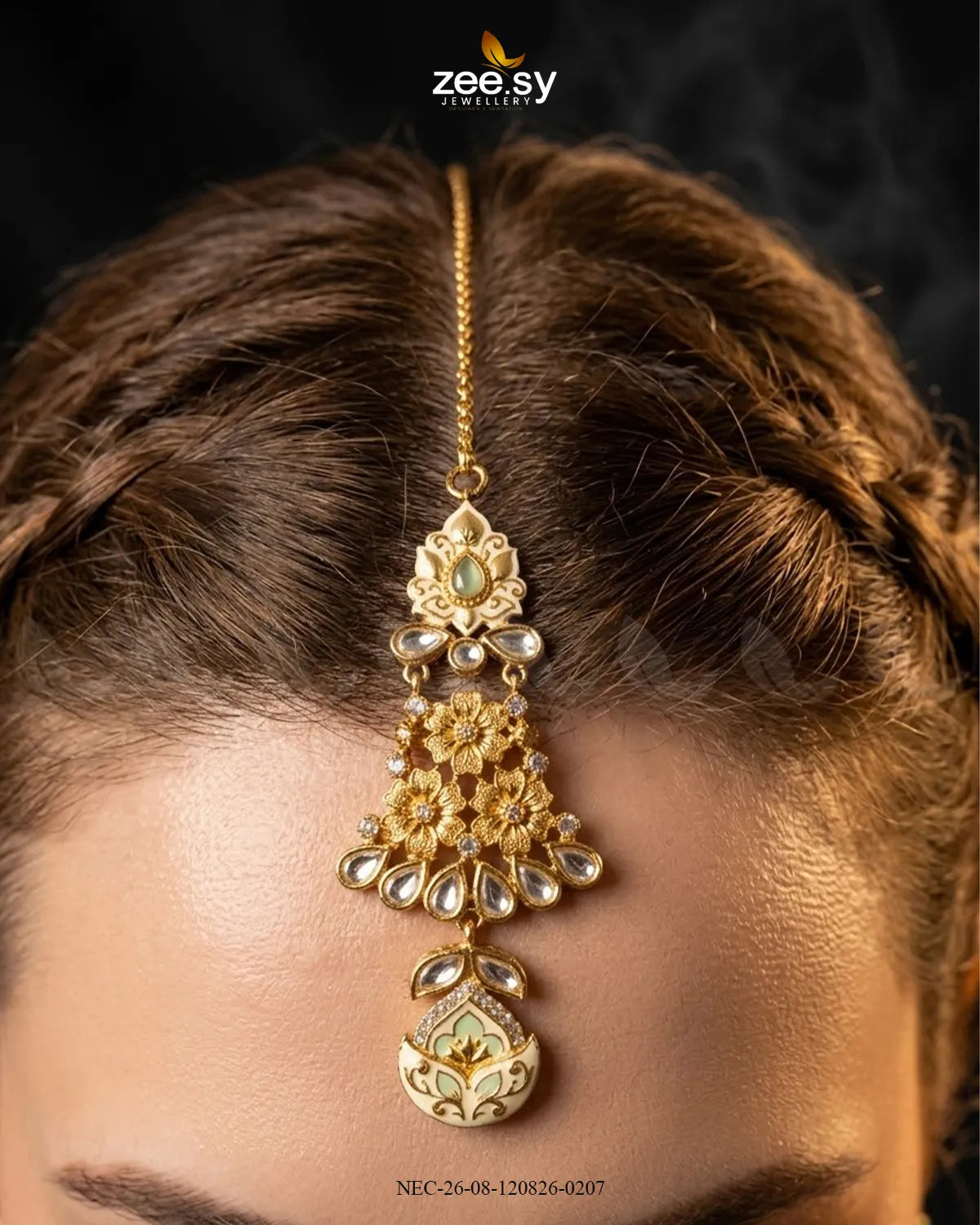 Meher Kundan Meenakari Bridal Set