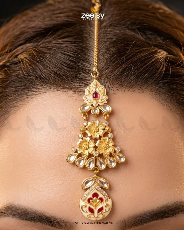 Meher Kundan Meenakari Bridal Set