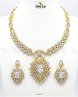 Midnight Forest Toned Necklace Set - Zeesy.pk
