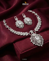Midnight Forest Toned Necklace Set - Zeesy.pk